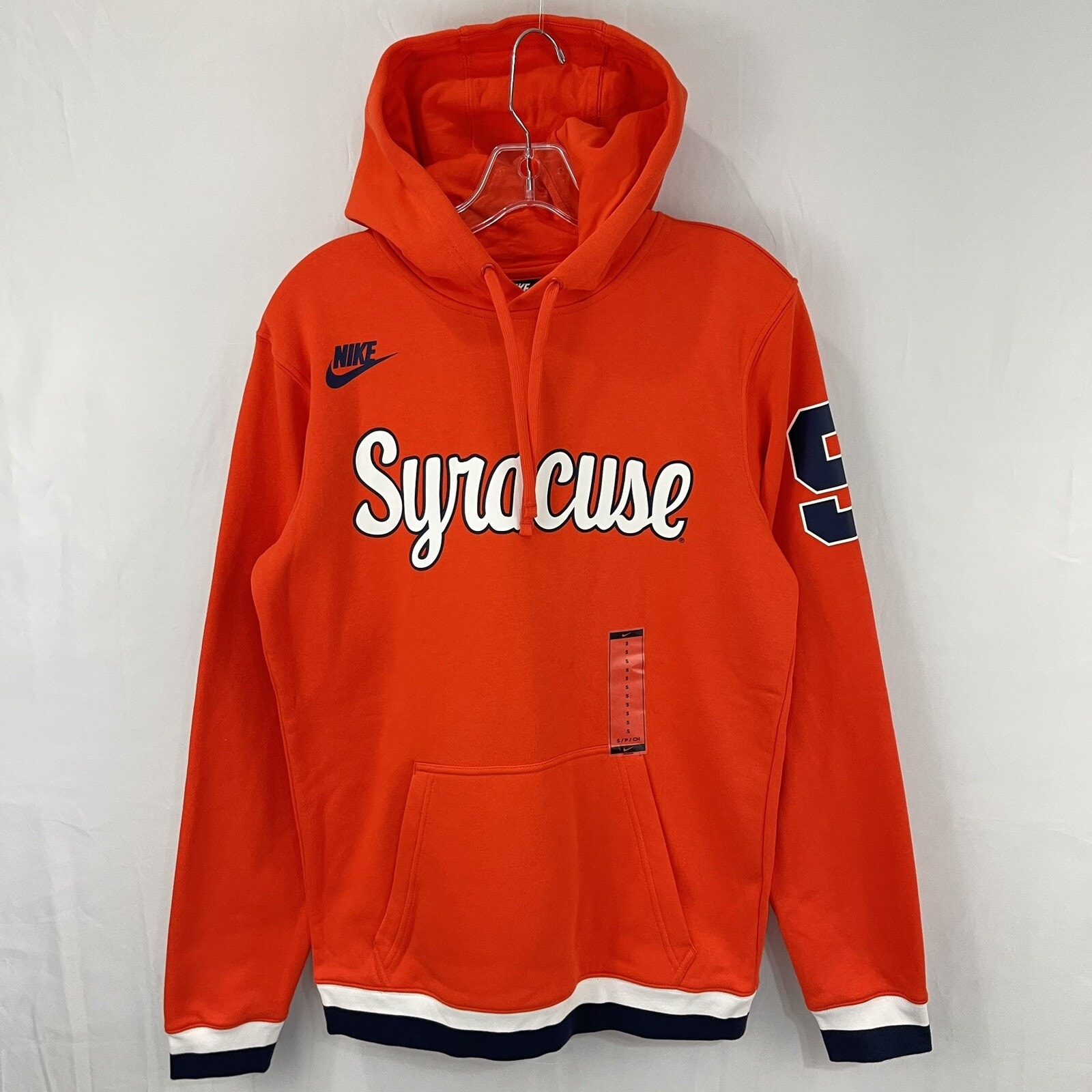 Nwt Nike Syracuse University Orange Fleece Hoodie Sweatshirt Men's Size Small